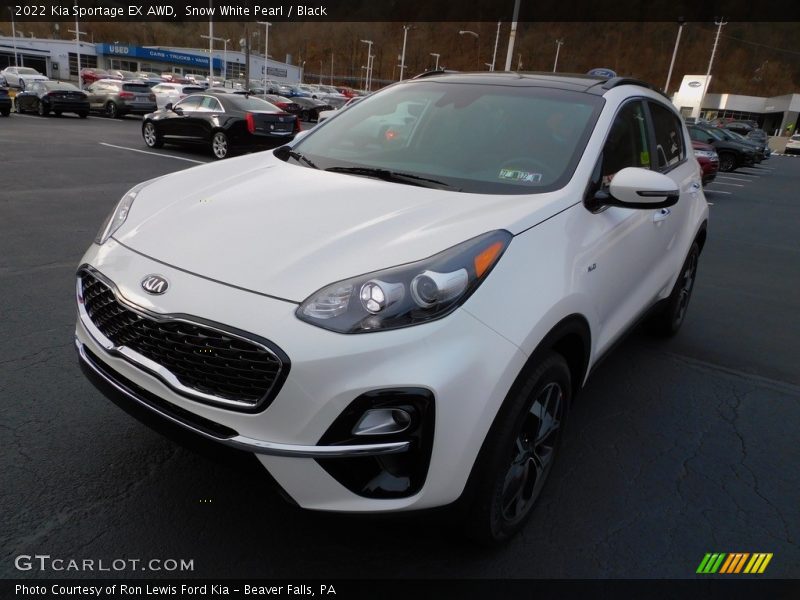 Snow White Pearl / Black 2022 Kia Sportage EX AWD