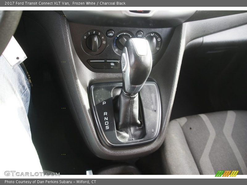 Frozen White / Charcoal Black 2017 Ford Transit Connect XLT Van