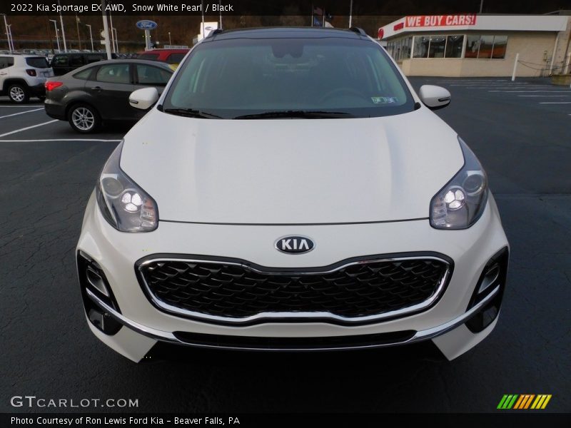 Snow White Pearl / Black 2022 Kia Sportage EX AWD