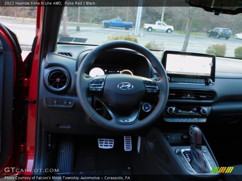 Pulse Red / Black 2022 Hyundai Kona N Line AWD
