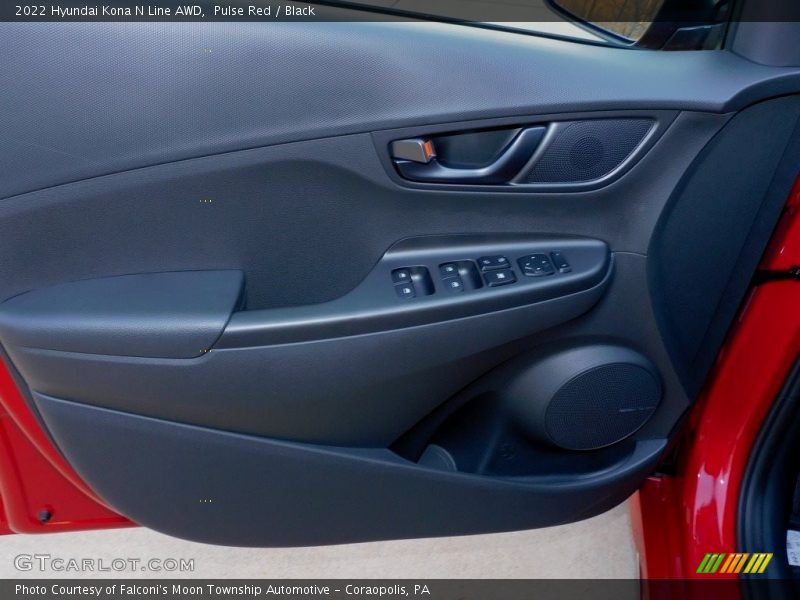 Pulse Red / Black 2022 Hyundai Kona N Line AWD