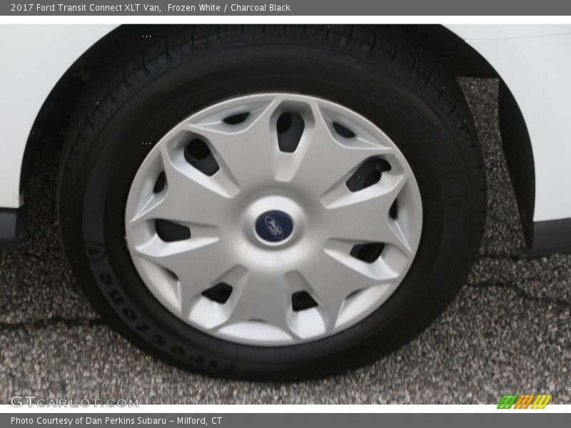 Frozen White / Charcoal Black 2017 Ford Transit Connect XLT Van