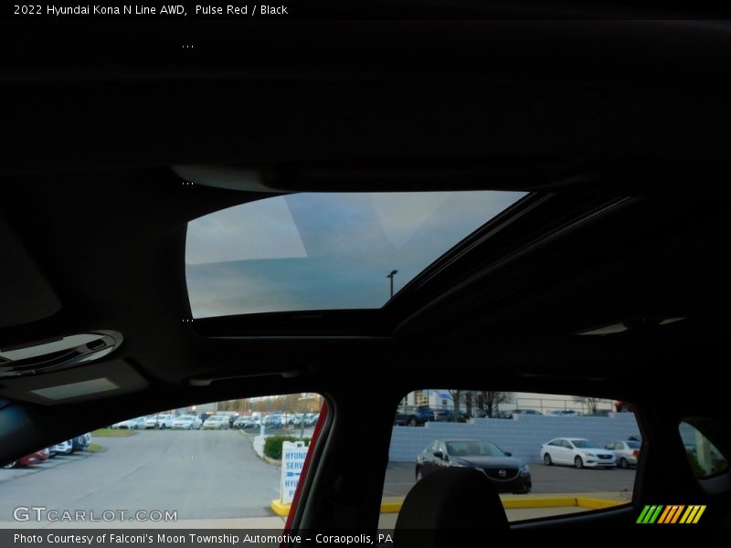 Pulse Red / Black 2022 Hyundai Kona N Line AWD