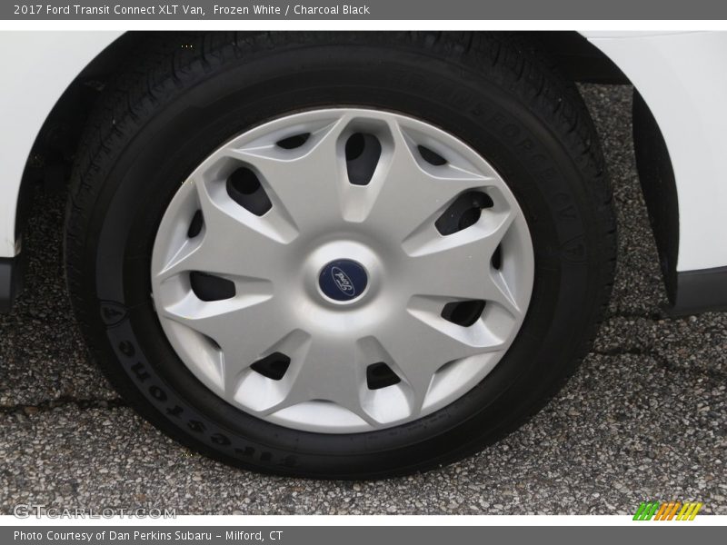 Frozen White / Charcoal Black 2017 Ford Transit Connect XLT Van