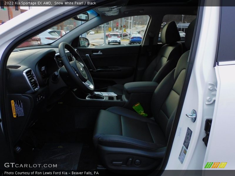 Snow White Pearl / Black 2022 Kia Sportage EX AWD
