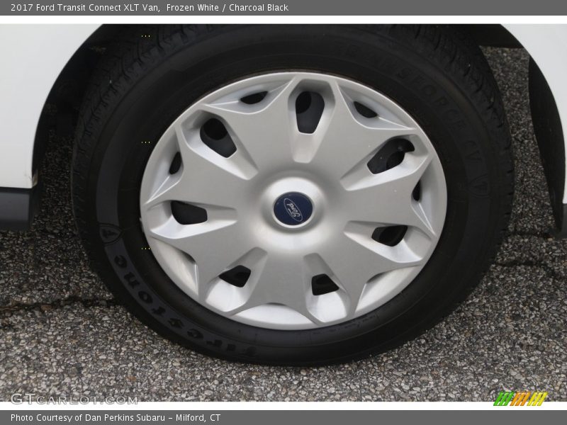 Frozen White / Charcoal Black 2017 Ford Transit Connect XLT Van