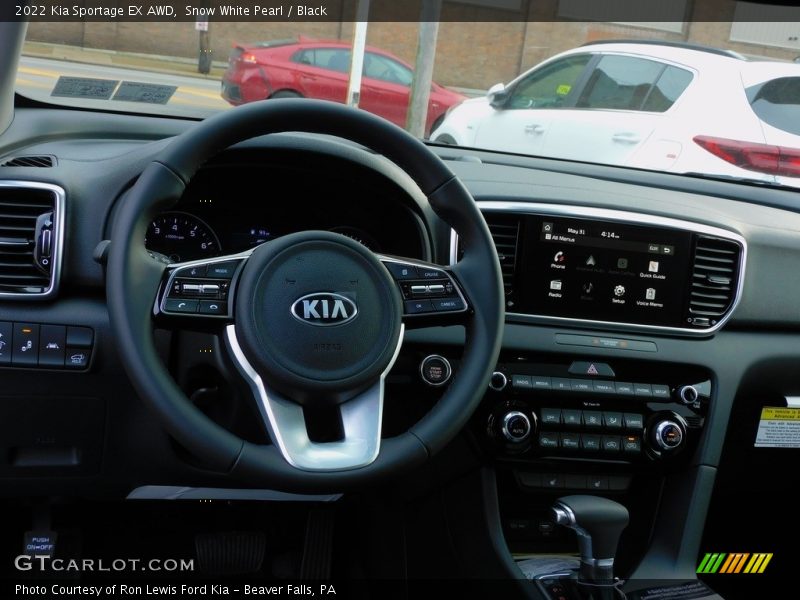 Snow White Pearl / Black 2022 Kia Sportage EX AWD
