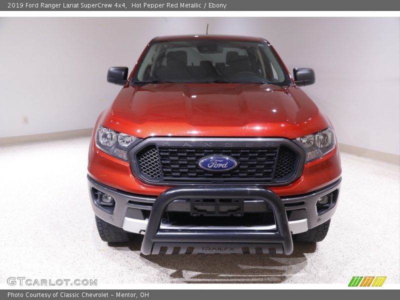 Hot Pepper Red Metallic / Ebony 2019 Ford Ranger Lariat SuperCrew 4x4