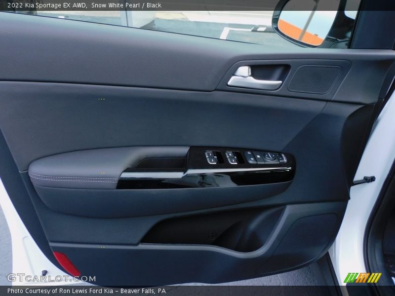 Snow White Pearl / Black 2022 Kia Sportage EX AWD
