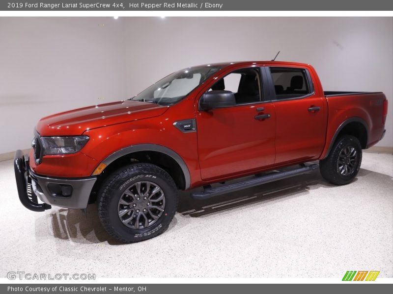 Hot Pepper Red Metallic / Ebony 2019 Ford Ranger Lariat SuperCrew 4x4