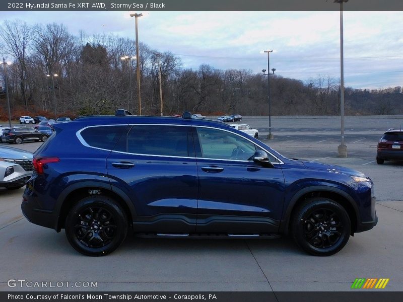 Stormy Sea / Black 2022 Hyundai Santa Fe XRT AWD