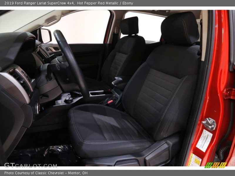 Hot Pepper Red Metallic / Ebony 2019 Ford Ranger Lariat SuperCrew 4x4
