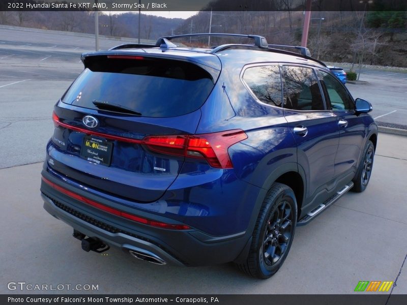Stormy Sea / Black 2022 Hyundai Santa Fe XRT AWD