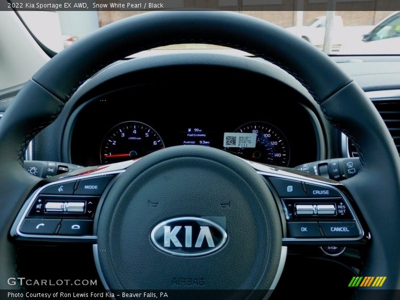 Snow White Pearl / Black 2022 Kia Sportage EX AWD