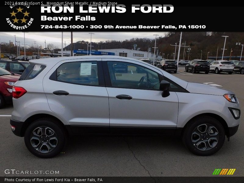 Moondust Silver Metallic / Medium Stone 2021 Ford EcoSport S
