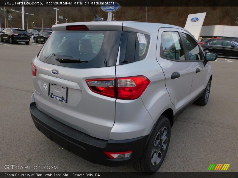 Moondust Silver Metallic / Medium Stone 2021 Ford EcoSport S