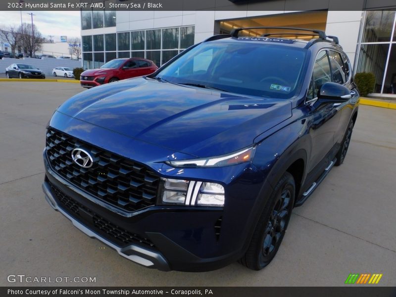 Stormy Sea / Black 2022 Hyundai Santa Fe XRT AWD