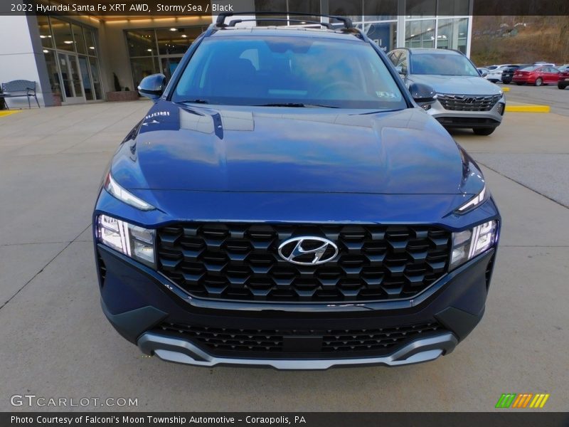 Stormy Sea / Black 2022 Hyundai Santa Fe XRT AWD