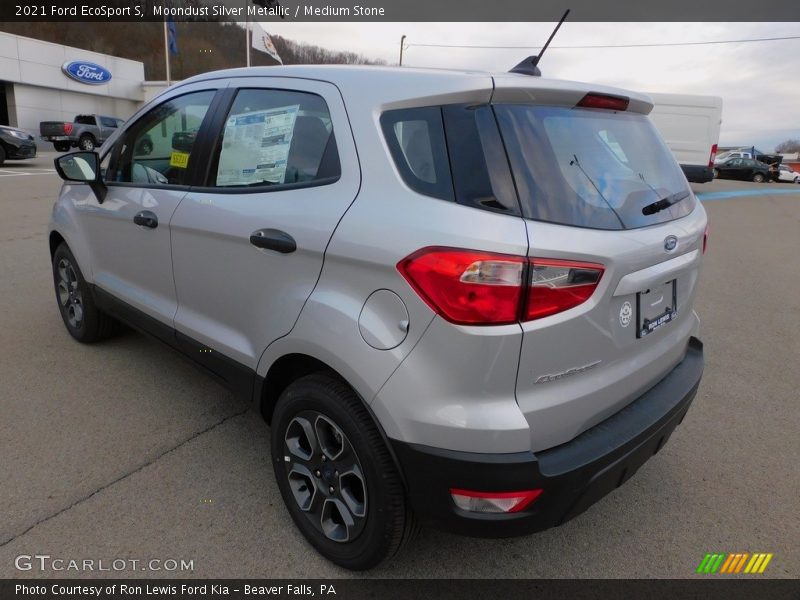 Moondust Silver Metallic / Medium Stone 2021 Ford EcoSport S