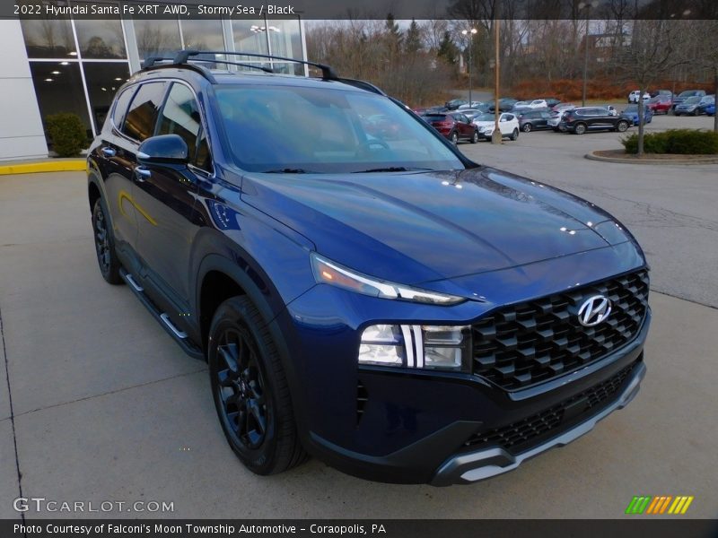 Stormy Sea / Black 2022 Hyundai Santa Fe XRT AWD