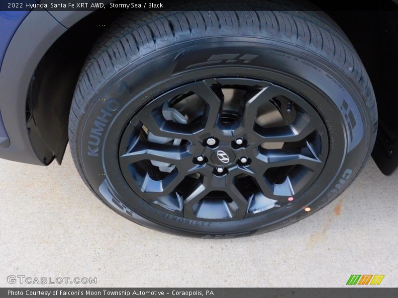 Stormy Sea / Black 2022 Hyundai Santa Fe XRT AWD