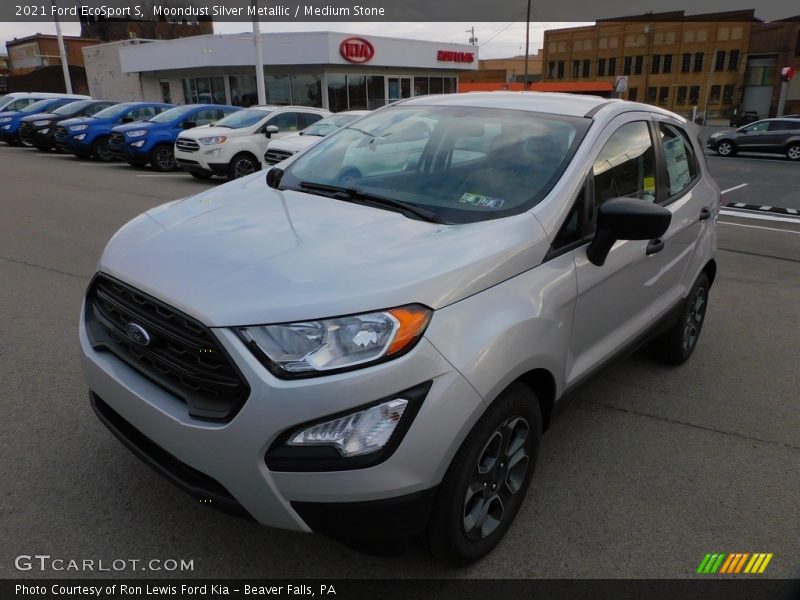 Moondust Silver Metallic / Medium Stone 2021 Ford EcoSport S