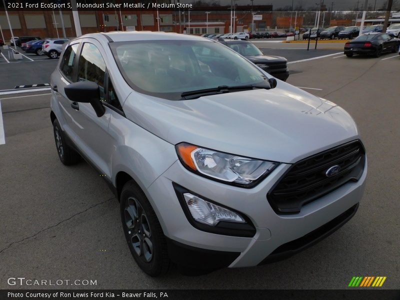 Moondust Silver Metallic / Medium Stone 2021 Ford EcoSport S