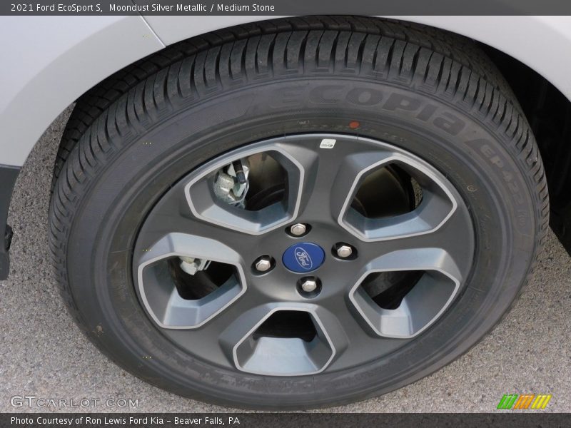 Moondust Silver Metallic / Medium Stone 2021 Ford EcoSport S