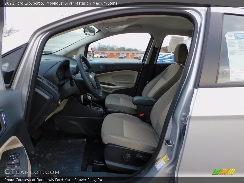 Moondust Silver Metallic / Medium Stone 2021 Ford EcoSport S