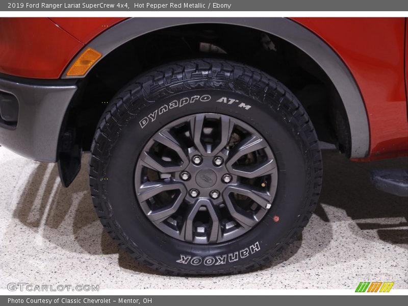 Hot Pepper Red Metallic / Ebony 2019 Ford Ranger Lariat SuperCrew 4x4