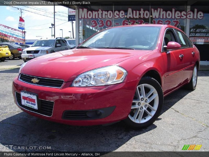 Precision Red / Ebony Black 2008 Chevrolet Impala LTZ