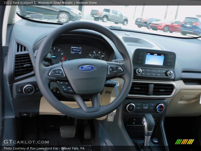Moondust Silver Metallic / Medium Stone 2021 Ford EcoSport S
