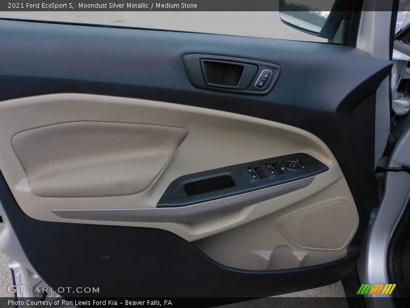 Moondust Silver Metallic / Medium Stone 2021 Ford EcoSport S