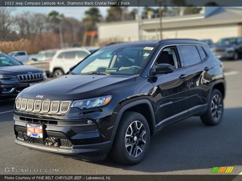 Diamond Black Crystal Pearl / Black 2022 Jeep Compass Latitude 4x4