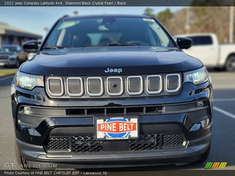 Diamond Black Crystal Pearl / Black 2022 Jeep Compass Latitude 4x4