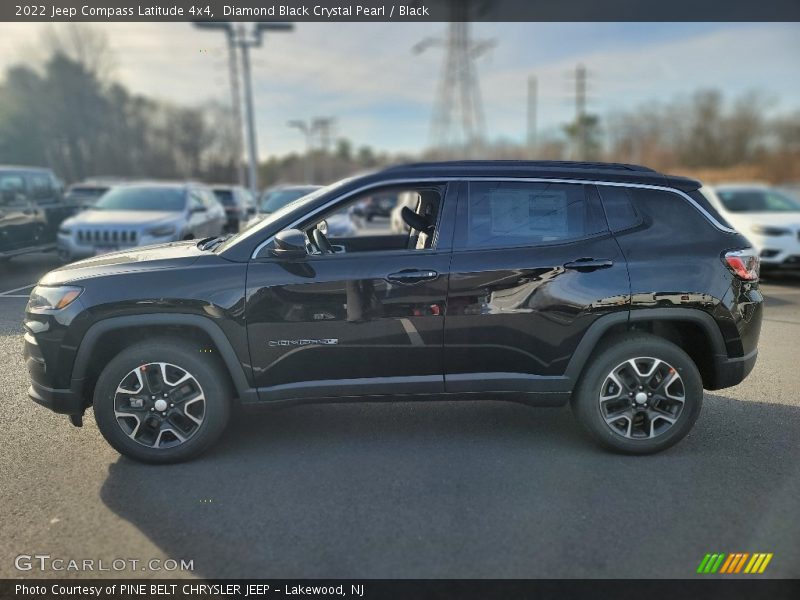 Diamond Black Crystal Pearl / Black 2022 Jeep Compass Latitude 4x4