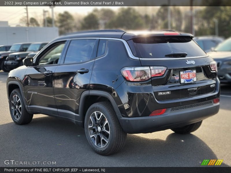 Diamond Black Crystal Pearl / Black 2022 Jeep Compass Latitude 4x4