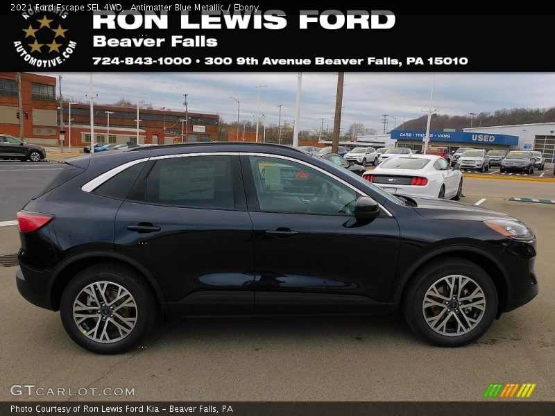 Antimatter Blue Metallic / Ebony 2021 Ford Escape SEL 4WD