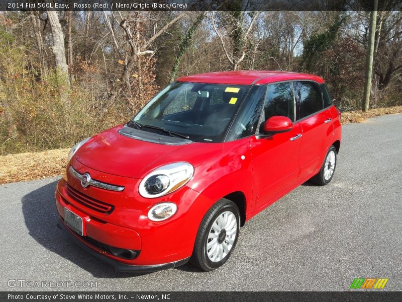 Rosso (Red) / Nero/Grigio (Black/Grey) 2014 Fiat 500L Easy