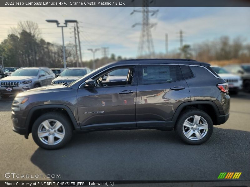 Granite Crystal Metallic / Black 2022 Jeep Compass Latitude 4x4