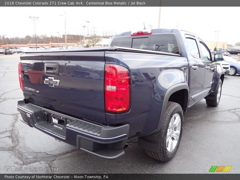 Centennial Blue Metallic / Jet Black 2018 Chevrolet Colorado Z71 Crew Cab 4x4