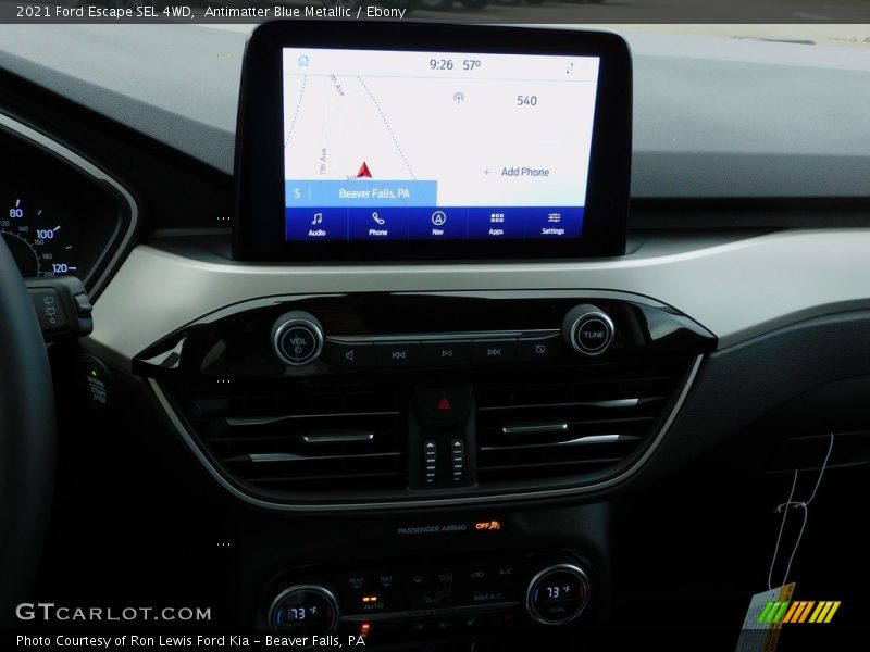 Antimatter Blue Metallic / Ebony 2021 Ford Escape SEL 4WD