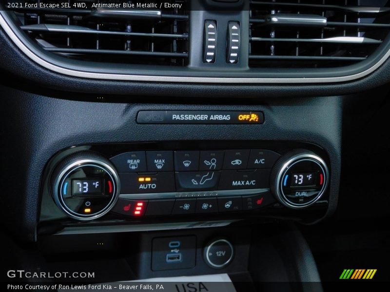 Antimatter Blue Metallic / Ebony 2021 Ford Escape SEL 4WD