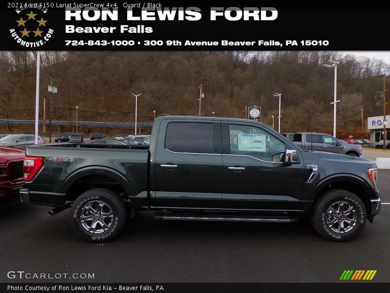 Guard / Black 2021 Ford F150 Lariat SuperCrew 4x4