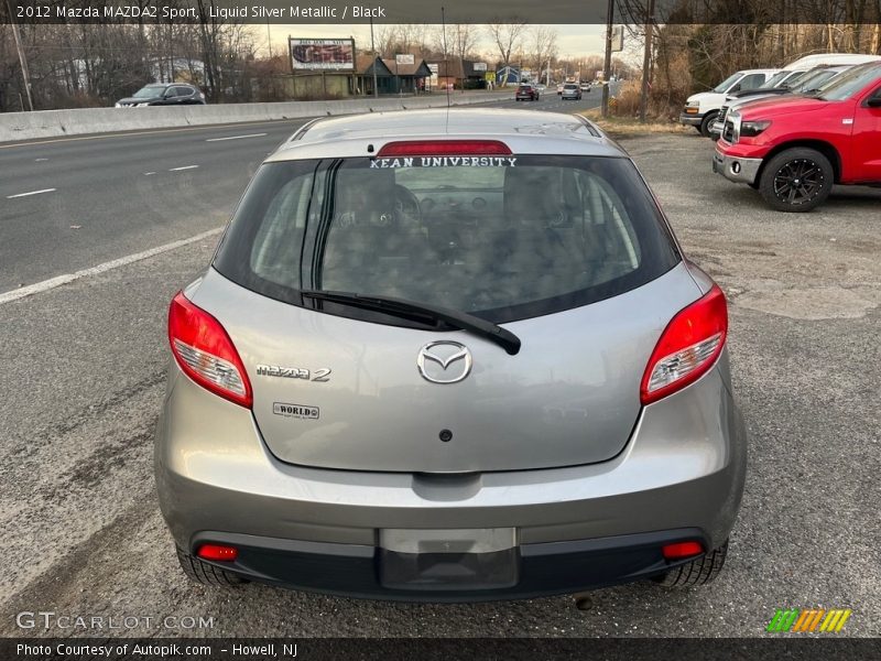 Liquid Silver Metallic / Black 2012 Mazda MAZDA2 Sport