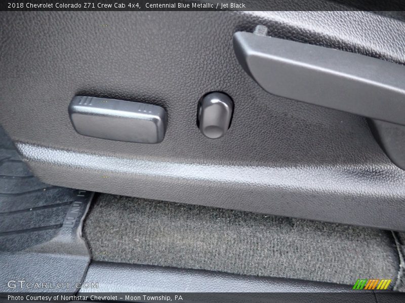 Centennial Blue Metallic / Jet Black 2018 Chevrolet Colorado Z71 Crew Cab 4x4