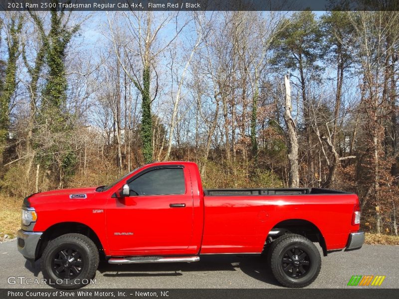 Flame Red / Black 2021 Ram 2500 Tradesman Regular Cab 4x4