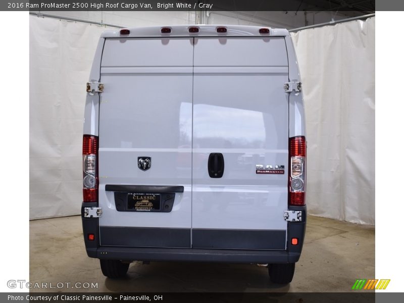 Bright White / Gray 2016 Ram ProMaster 2500 High Roof Cargo Van