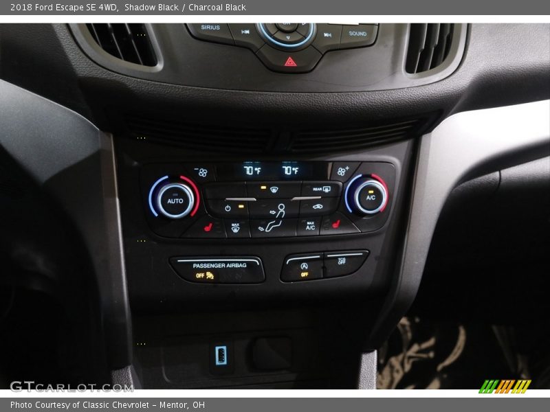 Shadow Black / Charcoal Black 2018 Ford Escape SE 4WD