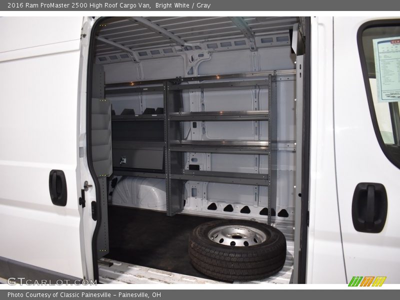 Bright White / Gray 2016 Ram ProMaster 2500 High Roof Cargo Van